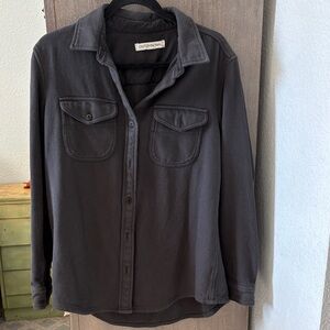 Outerknown Charcoal Button-Up Shirt
